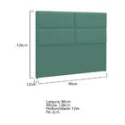 Cabeceira Solteiro Berlim P04 90 Cm Suede - Doce Sonho Móveis