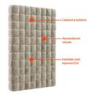 Cabeceira Solteiro Bill Velosuede Bege