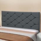 Cabeceira Solteiro Bony Linho Grafite 0,90m