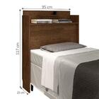 Cabeceira Solteiro Box Charlotte Malbec