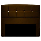 Cabeceira Solteiro Box Estofada  90 Cm Londres Com Strass Cor