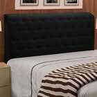 Cabeceira Solteiro Brenda 90 Cm Suede Preto - D A Decor