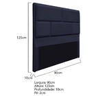 Cabeceira Solteiro Brick P02 90 Cm Para Cama Box Corano - Ama