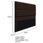 Cabeceira Solteiro Brick P02 90 Cm Para Cama Box Corano - Doc
