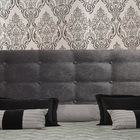 Cabeceira Solteiro Cama Box 15 Suede Amassado Cinza 90x60 Rbl