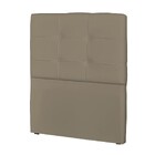 Cabeceira Solteiro Cama Box 90 Cm London Sintético Areia - Js
