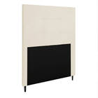 Cabeceira Solteiro Cama Box 90cm Para Quarto Luna Suede M11 -