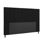 Cabeceira Solteiro Cama Box 90cm Para Quarto Malibu Suede Pre
