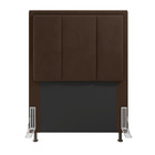Cabeceira Solteiro Cama Box 90cm Para Quarto Opala Suede M11