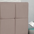 Cabeceira Solteiro Cama Box 90cm Para Quarto Roma Suede I02 -