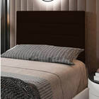 Cabeceira Solteiro Cama Box 90cm Para Quarto Rubi Suede M11 -