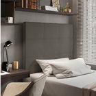 Cabeceira Solteiro Cama Box 90cm Para Quarto Stambul Suede M1