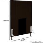 Cabeceira Solteiro Cama Box 90x128cm Jade Corano Dc