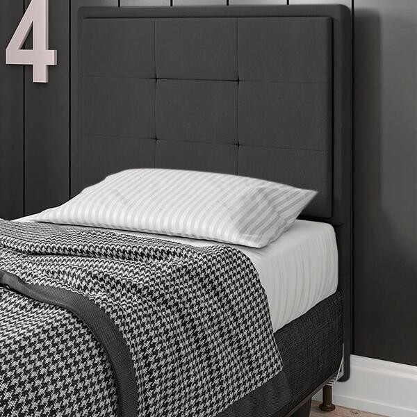 Cabeceira Solteiro Cama Box 90x128cm Onix Linho Dc