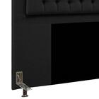 Cabeceira Solteiro Cama Box 90x128cm Turquesa Linho Dc