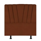 Cabeceira Solteiro Cama Box Estofada 90 Cm Emma Veludo Terrac