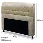 Cabeceira Solteiro Chile 90 Cm Com Strass Casah