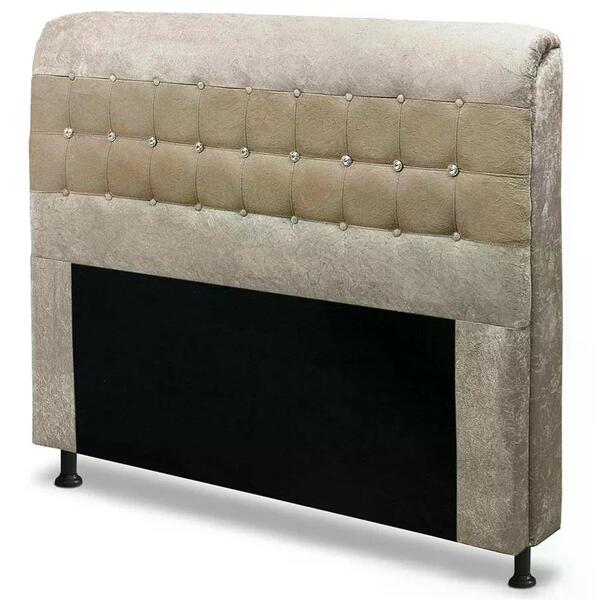 Cabeceira Solteiro Chile 90 Cm Com Strass Casah