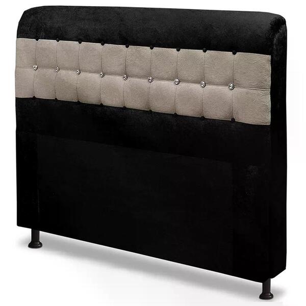 Cabeceira Solteiro Chile 90 Cm Com Strass Casah