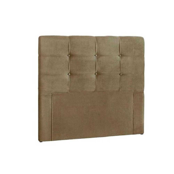 Cabeceira Solteiro Clean 90cm Para Box 88cm Estofada Em Suede