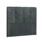 Cabeceira Solteiro Clean 90cm Para Box 88cm Estofada Em Suede