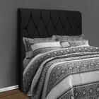 Cabeceira Solteiro Com Capitonê Para Cama Box Sued Liso Paris