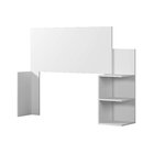 Cabeceira Solteiro Com Nicho Palma Kaiki Móveis Branco