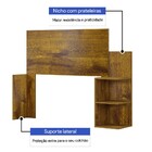 Cabeceira Solteiro Com Nicho Palma Kaiki Móveis Rovere