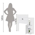 Cabeceira Solteiro Com Prateleiras Acapulco  Branco