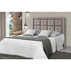 Cabeceira Solteiro Cristal 0,88 Bege