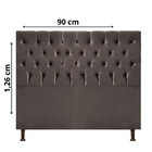 Cabeceira Solteiro Cristal 90cm Js