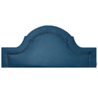 Cabeceira Solteiro Diamond Provençal Suede Azul Royal 90x60