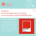 Cabeceira Solteiro Dominó - Cor Vermelho