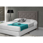 Cabeceira Solteiro Esmeralda 0,88 Cinza