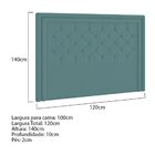 Cabeceira Solteiro Estocolmo P04 100 Cm Suede - Doce Sonho Mó