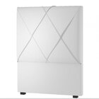 Cabeceira Solteiro Estofada 90cm Bud  Branco