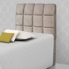 Cabeceira Solteiro Estofada 92cm Maily  Palha