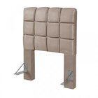 Cabeceira Solteiro Estofada 92cm Maily  Palha