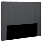 Cabeceira Solteiro Estofada Arsenal 90 Cm Suede Cinza - Nexta