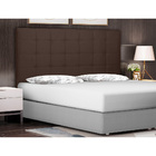 Cabeceira Solteiro Estofada Arsenal 90 Cm Suede Marrom - Next
