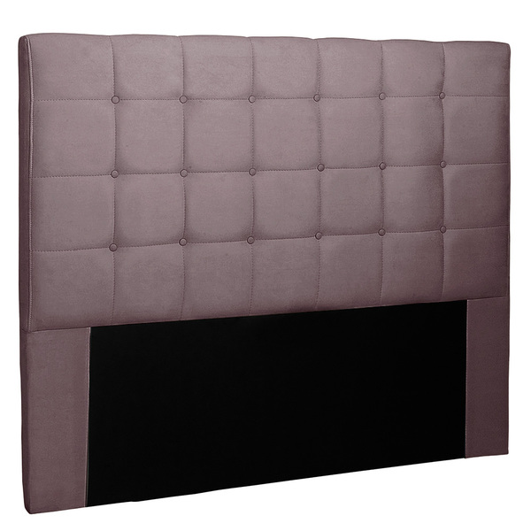 Cabeceira Solteiro Estofada Arsenal 90 Cm Veludo Rosê - Nexta