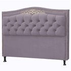 Cabeceira Solteiro Estofada Capitône Com Frame 90 Cm Belize R