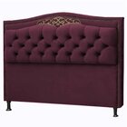 Cabeceira Solteiro Estofada Capitône Com Frame 90 Cm Belize R