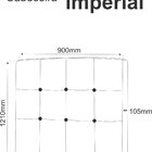 Cabeceira Solteiro Estofada Corino 90cm Amandita  Branco