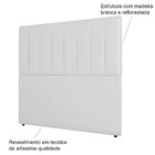 Cabeceira Solteiro Estofada Estela 90 Cm Para Cama Box Corino
