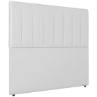 Cabeceira Solteiro Estofada Estela 90 Cm Para Cama Box Corino