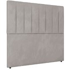 Cabeceira Solteiro Estofada Estela 90 Cm Para Cama Box Veludo