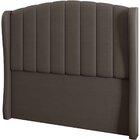 Cabeceira Solteiro Estofada Grey 90 Cm Para Cama Box Sintétic