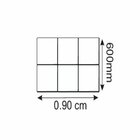 Cabeceira Solteiro Estofada Luna Viero Prata