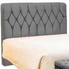 Cabeceira Solteiro Estofada Para Cama Box Bolívia 90 Cm Suede